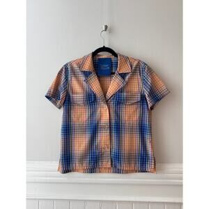 Simon Miller Caroni Plaid Shirt Size 3 (L)